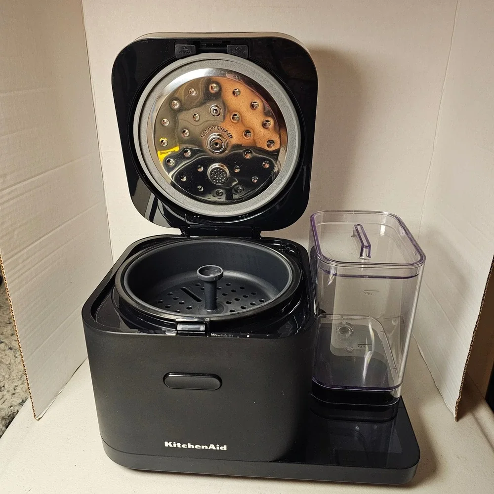 KitchenAid Grain and Rice Cooker Matte Black KGC3155BM 700W 4-Cup Capacity